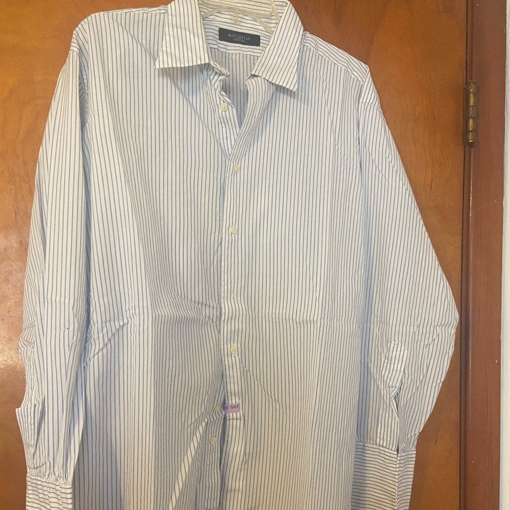 💥Flash Sale💥Mitchell’s of Westport Stripe Dress Shirt